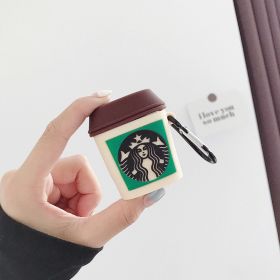 Ốp Case Bao Da Bảo Vệ Airpod 1 2 Starbuck